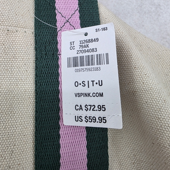 New 2025 Victoria’s Secret PINK Dorm Duffle Bag Pink Sports Athletic Club - Picture 2 of 8